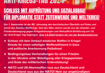 Fuer Diplomatie statt Zeitenwende und Weltkrieg